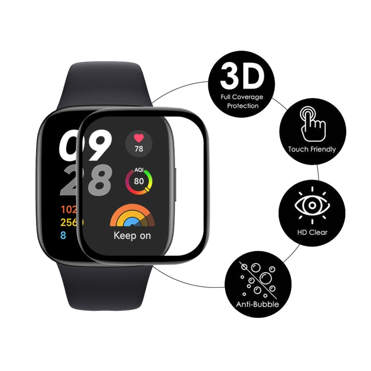 For Redmi Watch 5 Active 2pcs ENKAY ENKAY 3D Full Coverage Soft PC Edge PMMA HD Screen Film