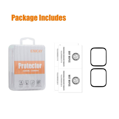 For Redmi Watch 5 Active 2pcs ENKAY ENKAY 3D Full Coverage Soft PC Edge PMMA HD Screen Film