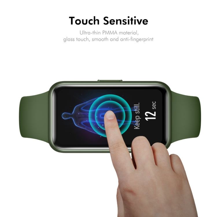 Pour Xiaomi Smart Band 9 Active 2pcs ENKAY ENKAY 3D Protection d'écran complète Souple PC Bord PMMA HD