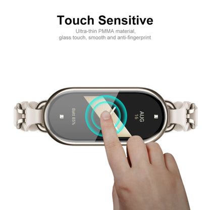 For Xiaomi Smart Band 9 5pcs ENKAY ENKAY 3D Full Coverage Soft PC Edge PMMA HD Screen Film