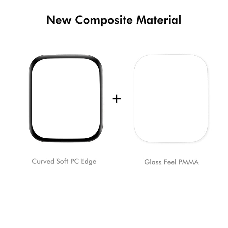 Pour Xiaomi Smart Band 9 Pro 5pcs ENKAY ENKAY 3D Film d'écran HD PMMA avec bord PC souple et couverture complète