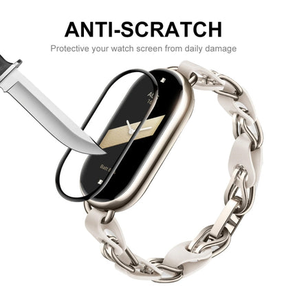 For Xiaomi Smart Band 9 10pcs ENKAY ENKAY 3D Full Coverage Soft PC Edge PMMA HD Screen Film