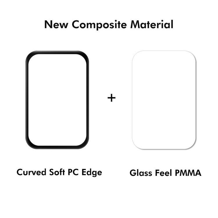 For Redmi Band 3 10pcs ENKAY ENKAY 3D Full Coverage Soft PC Edge PMMA HD Screen Film