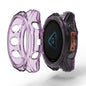 Pour Garmin Fenix 8 AMOLED 43 mm Étui de protection ENKAY Hat-Prince en TPU transparent antichute (violet)