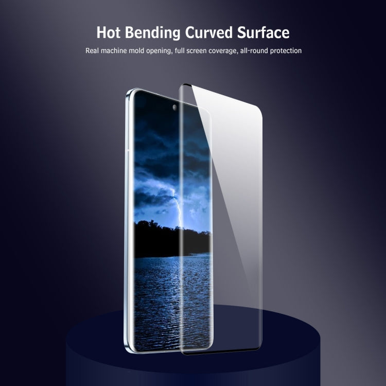 For Honor X50 / X9b / Magic6 Lite 5pcs ENKAY Hat-Prince Hot Bending Full Coverage Side Glue Tempered Glass Film