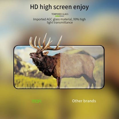 Pour Redmi Note 14 Pro 5G / 14 Pro+ 5G MOFI 9H Film en verre trempé 3D à courbure chaude (Noir)