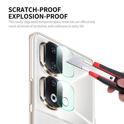 For Honor 90 Pro 2Sets ENKAY Hat-Prince 9H Rear Camera Lens Tempered Glass Film