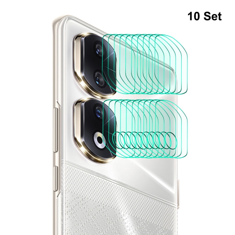 Pour Honor 90 Pro 10 kits ENKAY Hat-Prince 9H Film en verre trempé pour objectif de caméra arrière