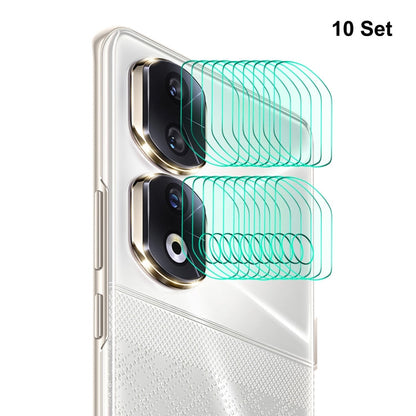 Pour Honor 90 Pro 10 kits ENKAY Hat-Prince 9H Film en verre trempé pour objectif de caméra arrière