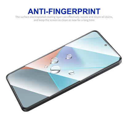 For Redmi Note 13 / Note 13 Pro 5pcs ENKAY Hat-Prince Full Glue High Aluminum-silicon Tempered Glass Film