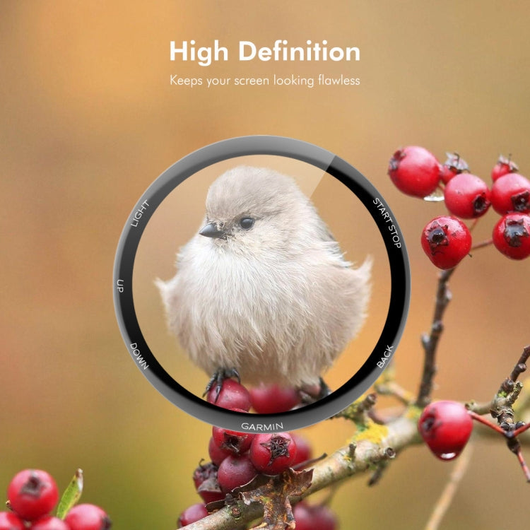 For Garmin Forerunner 265 2pcs ENKAY 3D Full Coverage Soft PC Edge PMMA HD Screen Protector Film