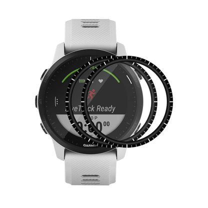 For Garmin Forerunner 945 2pcs ENKAY 3D Full Coverage Soft PC Edge PMMA HD Screen Protector Film