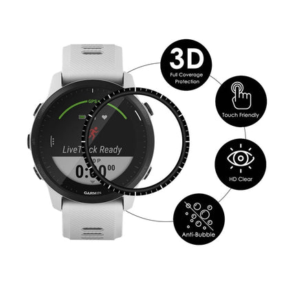 For Garmin Forerunner 945 2pcs ENKAY 3D Full Coverage Soft PC Edge PMMA HD Screen Protector Film