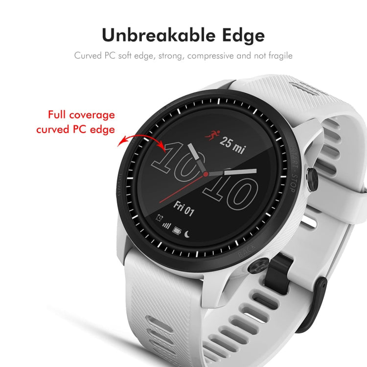 For Garmin Forerunner 945 2pcs ENKAY 3D Full Coverage Soft PC Edge PMMA HD Screen Protector Film