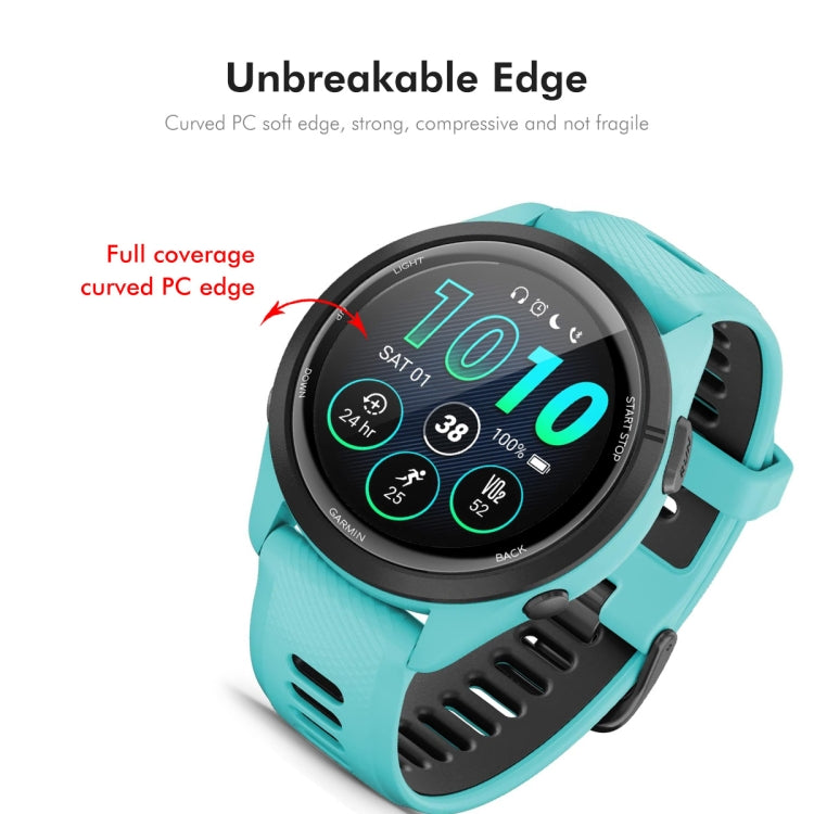 For Garmin Forerunner 265S 5pcs ENKAY 3D Full Coverage Soft PC Edge PMMA HD Screen Protector Film