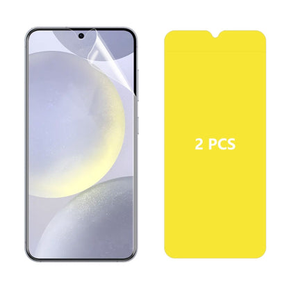 Pour Samsung Galaxy S24+ 5G / S25+ 5G 2pcs ENKAY Hat-Prince Film Hydrogel Anti-explosion Doux avec Couverture Complète de Colle