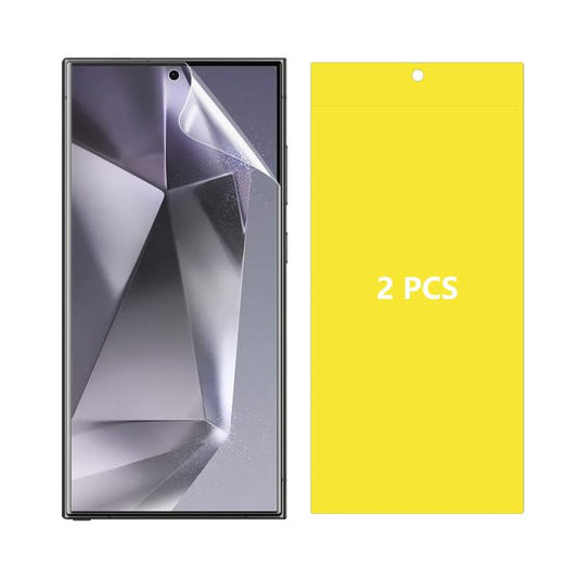 Pour Samsung Galaxy S25 Ultra 2pcs ENKAY Hat-Prince Film Hydrogel Anti-explosion Doux avec Couverture Complète de Colle