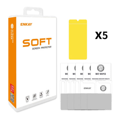 For Samsung Galaxy S23+ 5G 5pcs ENKAY Hat-Prince Full Glue Coverage Soft Explosion-proof Hydrogel Film