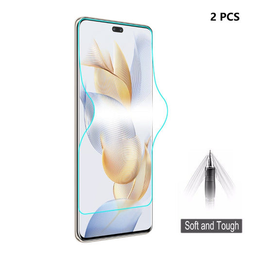 For Honor 90 Pro 2pcs ENKAY Full Glue Soft Explosion-proof Hydrogel Film