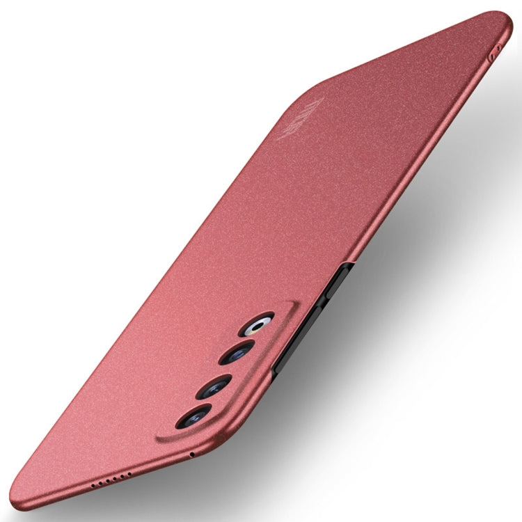 Pour Honor 90 Pro Étui de téléphone tout compris ultra-fin en PC dépoli de la série MOFI Fandun (Rouge)