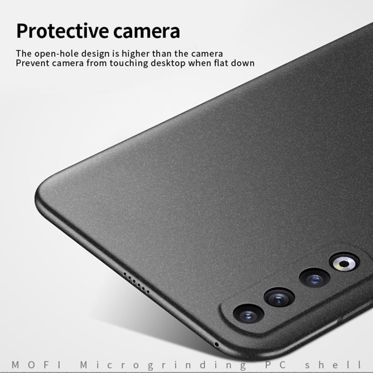 Pour Honor 90 Pro Étui de téléphone tout compris ultra-fin en PC dépoli de la série MOFI Fandun (Rouge)