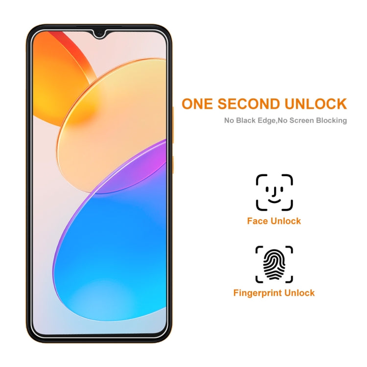 For Honor 70 Lite / X5 / X6 ENKAY 0.26mm 9H 2.5D High Aluminum-silicon Tempered Glass Film