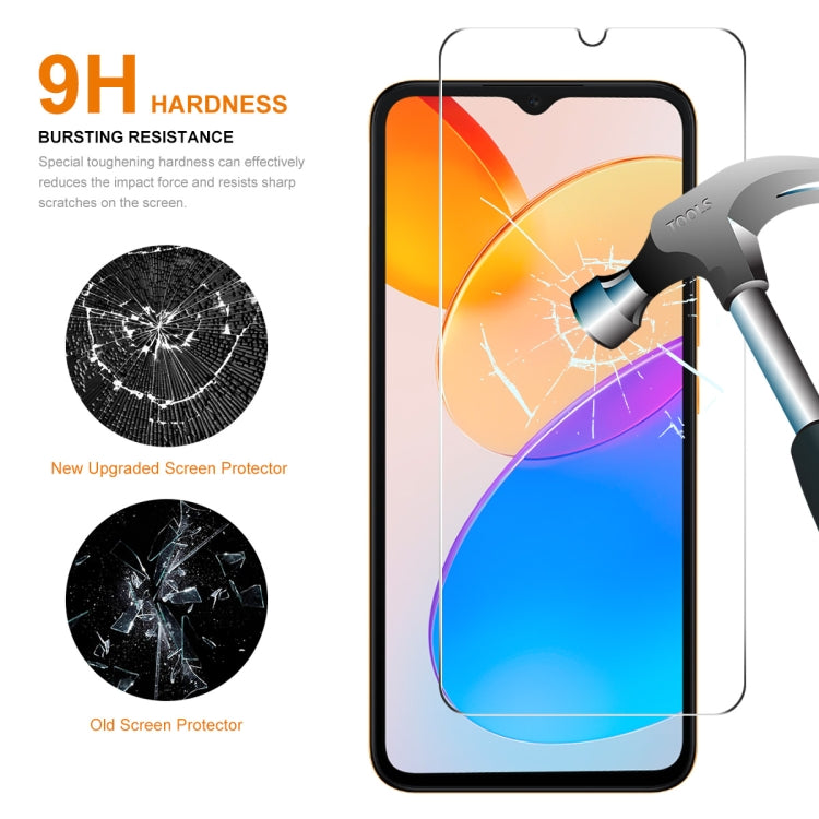 Pour Honor 70 Lite / X5 / X6 5pcs ENKAY Film en verre trempé haute alumino-silicate 0,26mm 9H 2.5D