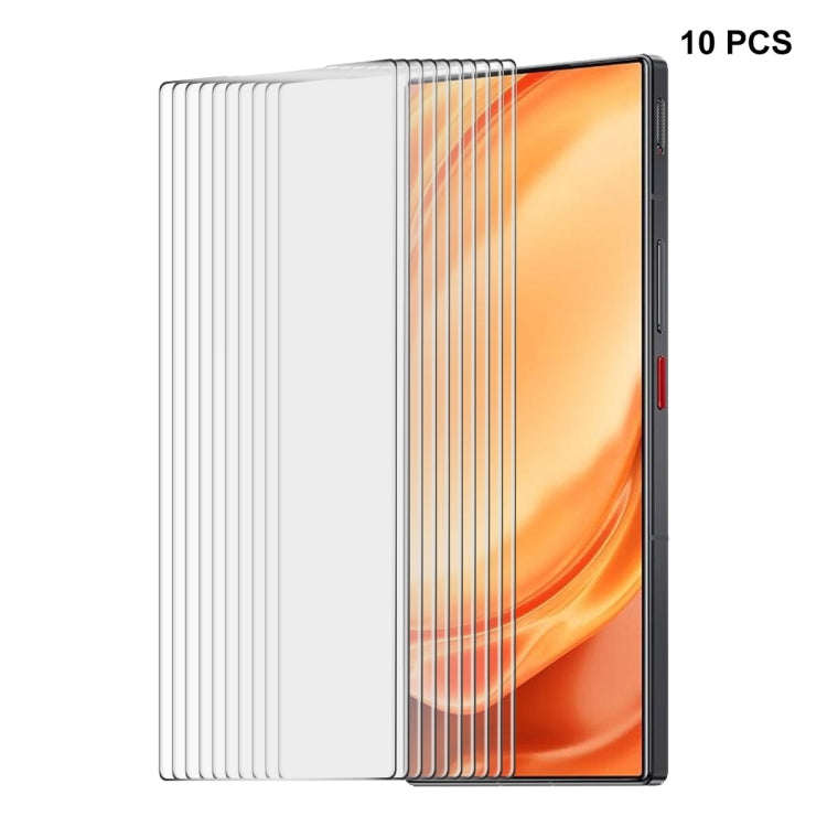 Pour ZTE Nubia Z50 Ultra 10pcs ENKAY Film de protection en verre trempé 0,26mm 9H 2,5D en aluminium-silicium