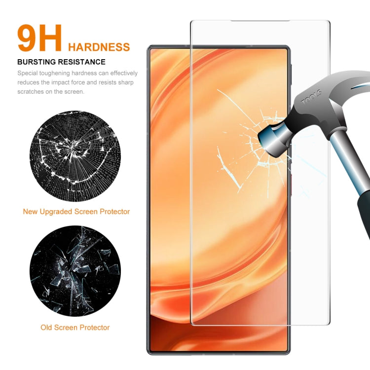 Pour ZTE Nubia Z50 Ultra 10pcs ENKAY Film de protection en verre trempé 0,26mm 9H 2,5D en aluminium-silicium