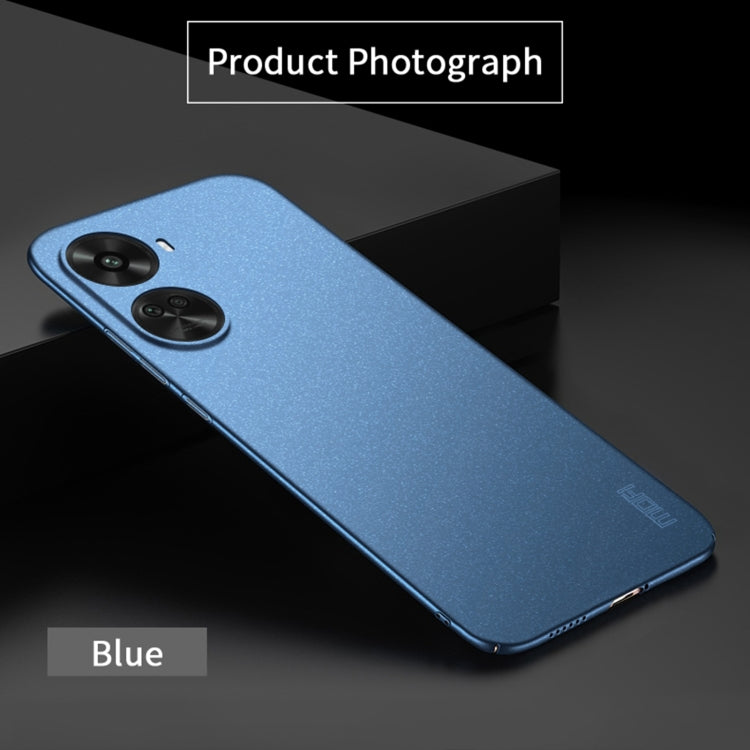 For Huawei nova 11 SE MOFI Fandun Series Frosted PC Ultra-thin All-inclusive Phone Case(Blue)