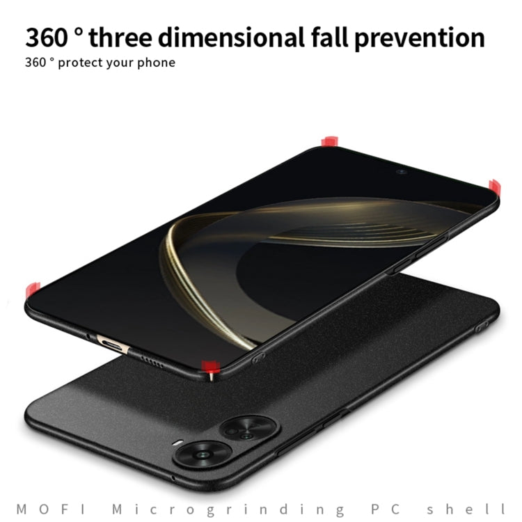 Pour Huawei nova 11 SE MOFI Série Fandun Coque de téléphone ultra-fine tout compris en PC dépoli (gris)