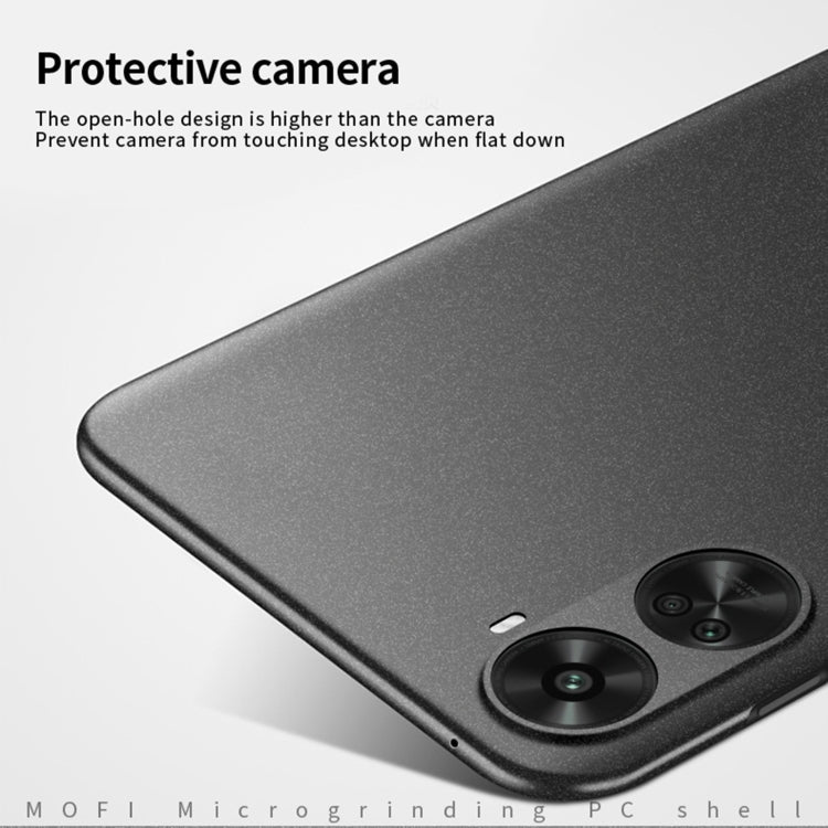 Pour Huawei nova 11 SE MOFI Série Fandun Coque de Téléphone Ultra-fine Tout Compris en PC Givré (Vert)