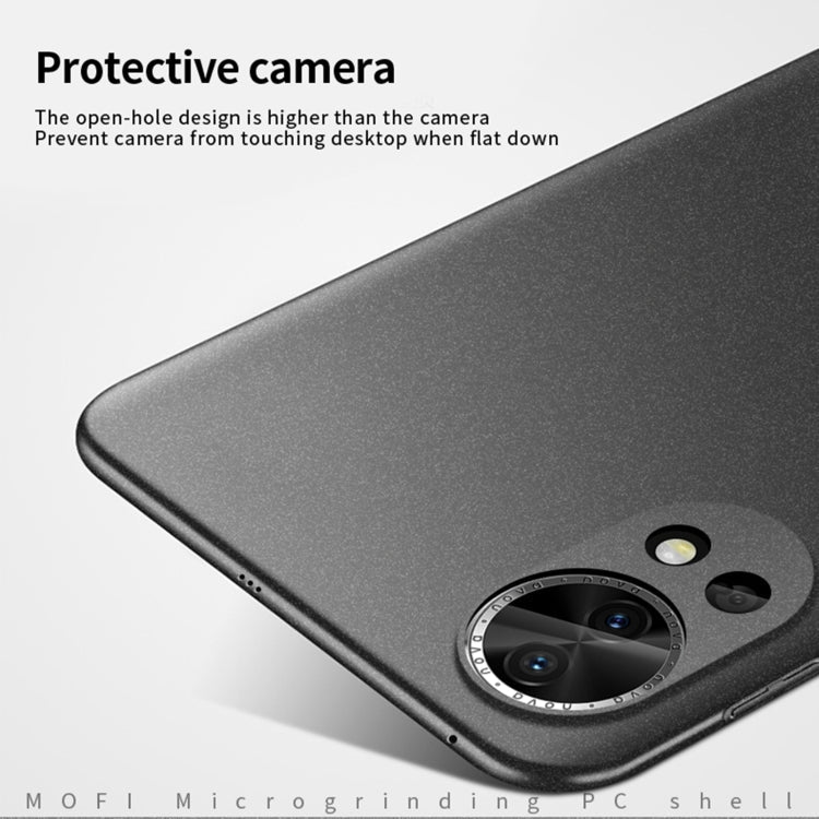 For Huawei nova 12 Pro / 12 Ultra MOFI Fandun Series Frosted PC Ultra-thin All-inclusive Phone Case(Green)