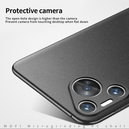 Pour Huawei Pura 70 MOFI Série Fandun Coque de téléphone ultra-fine tout compris en PC dépoli (gris)
