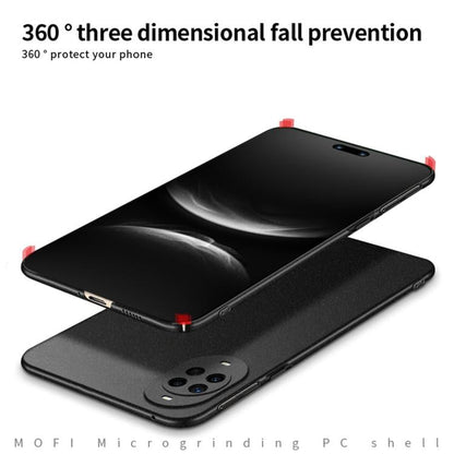 For Huawei nova 14 MOFI Fandun Series Frosted PC Ultra-thin All-inclusive Phone Case(Black)