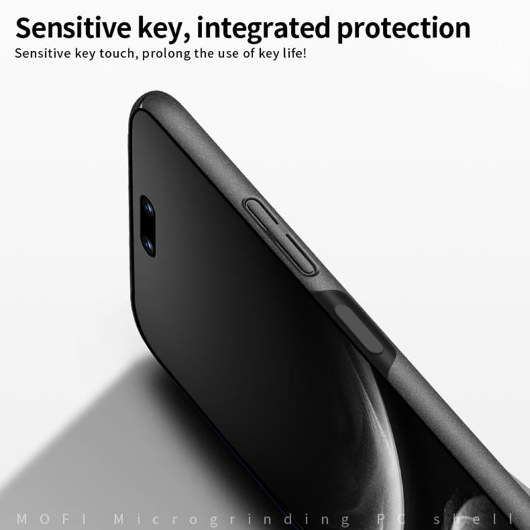 For Huawei nova 14 MOFI Fandun Series Frosted PC Ultra-thin All-inclusive Phone Case(Black)
