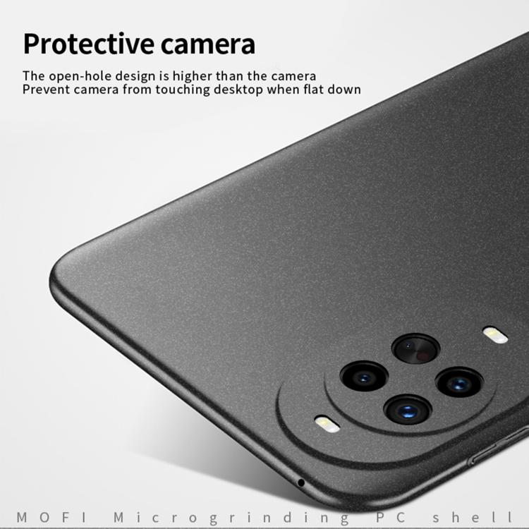 For Huawei nova 14 MOFI Fandun Series Frosted PC Ultra-thin All-inclusive Phone Case(Black)
