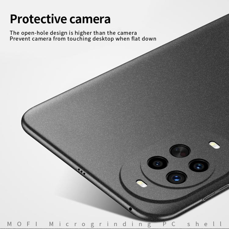 For Huawei nova 14 Pro MOFI Fandun Series Frosted PC Ultra-thin All-inclusive Phone Case(Black)