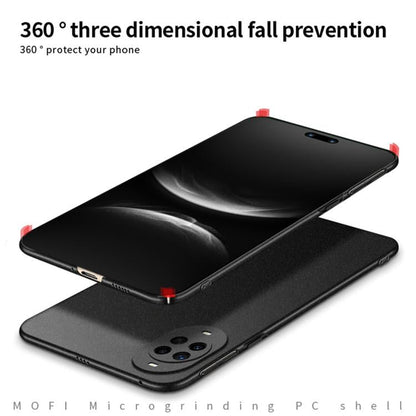 For Huawei nova 14 Ultra MOFI Fandun Series Frosted PC Ultra-thin All-inclusive Phone Case(Blue)