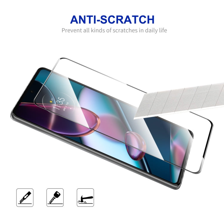 Pour Motorola Moto G84 Film en verre trempé ENKAY Haute teneur en aluminium-silicium à colle complète