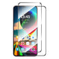 For Motorola Moto G 5G 2025 2pcs ENKAY Full Glue High Aluminum-silicon Tempered Glass Film