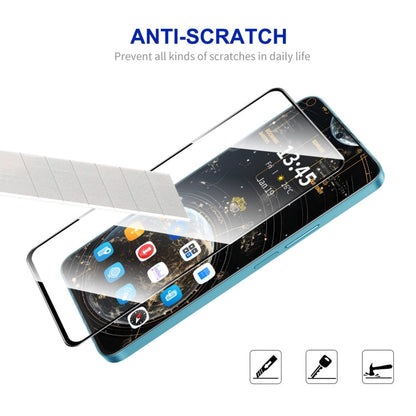 For Motorola Moto G04 5pcs ENKAY Full Glue High Aluminum-silicon Tempered Glass Film