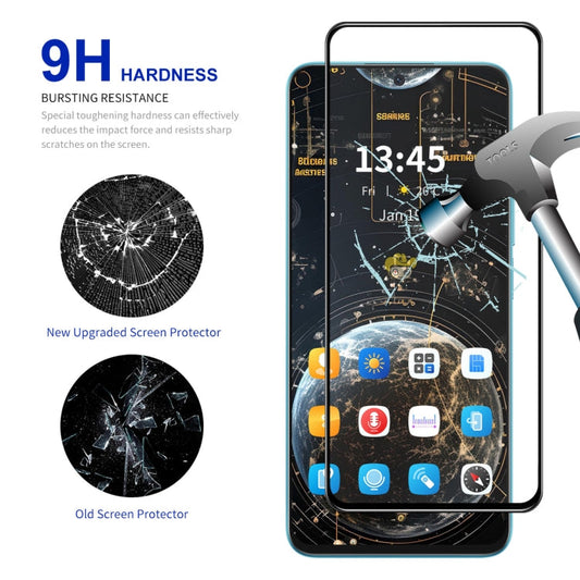 For Motorola Moto G04 10pcs ENKAY Full Glue High Aluminum-silicon Tempered Glass Film