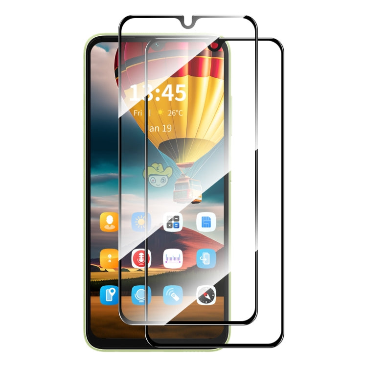 Pour ZTE Blade A72 4G / V40 Vita 2pcs Film de protection en verre trempé ENKAY Hat-Prince entièrement adhésif en aluminium-silicium