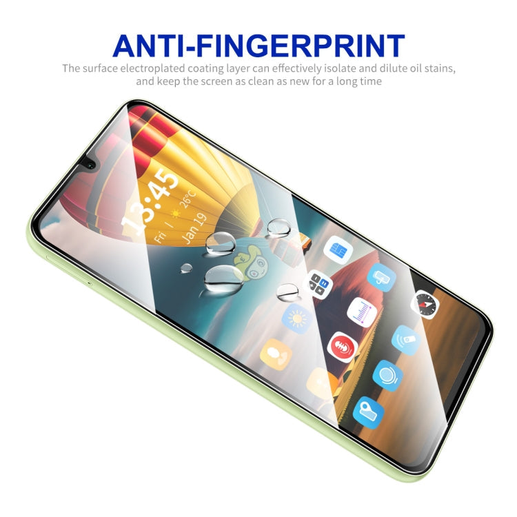 Pour ZTE Blade A72 4G / V40 Vita 2pcs Film de protection en verre trempé ENKAY Hat-Prince entièrement adhésif en aluminium-silicium