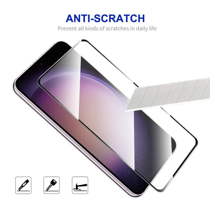 For Samsung Galaxy S24 FE 5G ENKAY Hat-Prince Full Glue High Aluminum-silicon Tempered Glass Film