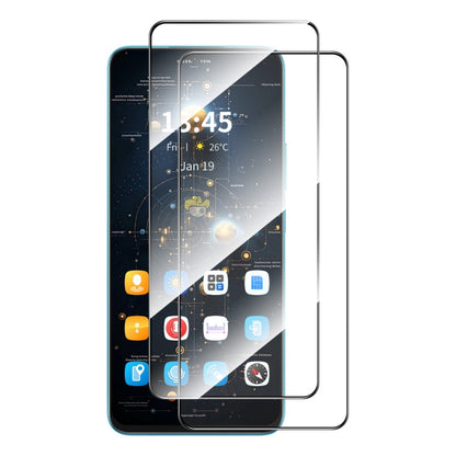 For Samsung Galaxy A36 / A56 2pcs ENKAY Hat-Prince Full Glue High Aluminum-silicon Tempered Glass Film