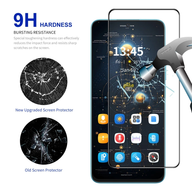 For Samsung Galaxy A36 / A56 2pcs ENKAY Hat-Prince Full Glue High Aluminum-silicon Tempered Glass Film
