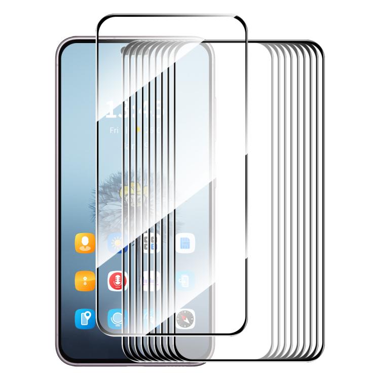 Pour Honor 400 Lite Global 10 pièces ENKAY Hat-Prince Film en verre trempé haute aluminosilicate à colle totale