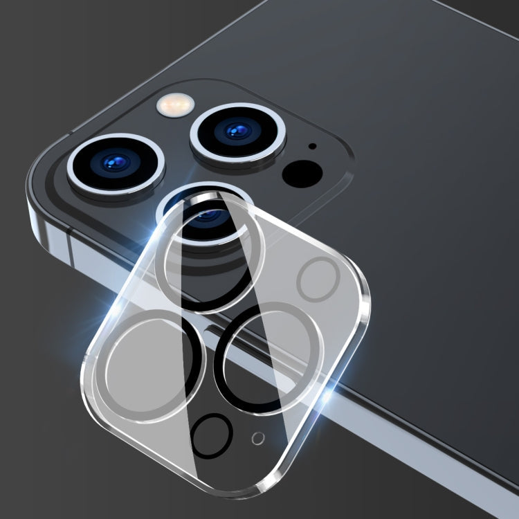 For iPhone 16 / 16 Plus 2pcs ENKAY Hat-Prince 9H Rear Camera Lens Tempered Glass Film